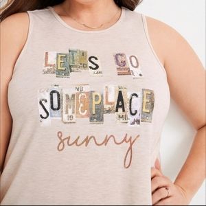 Maurices graphic tank top NWT